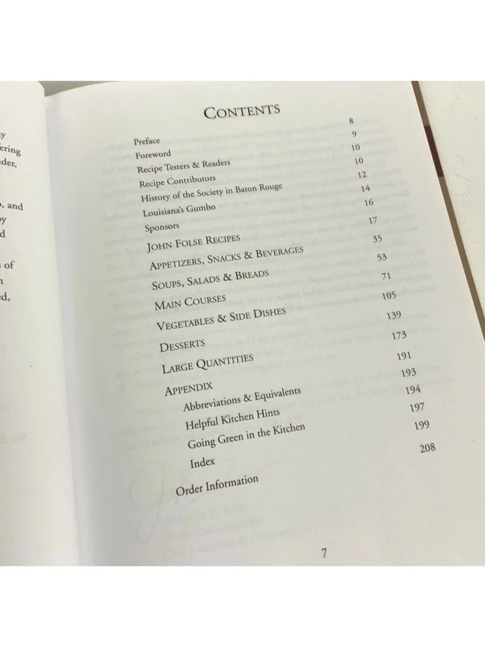 Taste & See Cookbook Society Of St Vincent De Paul Louisiana Hardcover 2009
